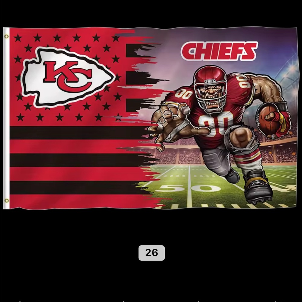 Kansas City Chiefs Red Flag